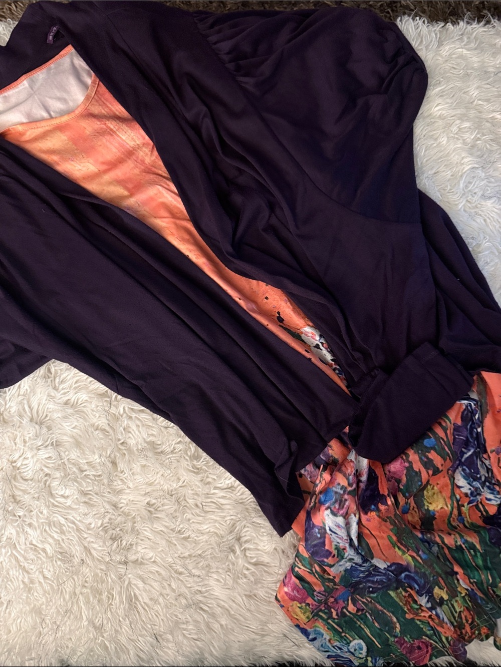 Beverly Drive Purple and Coral Women’s Dress and Jacket!